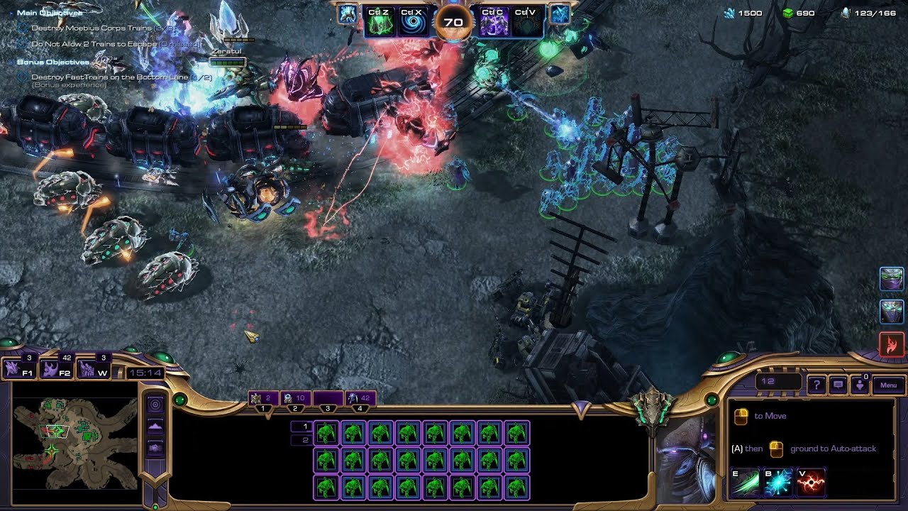 StarCraft 2 Co-op Brutal Oblivion Express | Vorazun ft. Zeratul – Shadow Control + Artifact Power