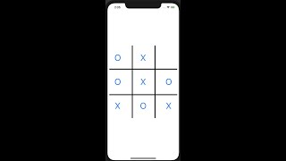 Tictactoe app in iOS -  Xcode 11, Swift 5 part 1