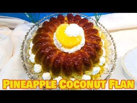 Pineapple Coconut Flan