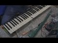 Yamaha PSR 550 ремонт и очистка