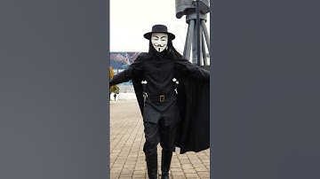 Awesome V for Vendetta Cosplay #short Check Out Full Vid
