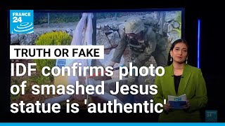 Israel confirms one of its soldiers destroyed Jesus statue in Lebanon • FRANCE 24 English