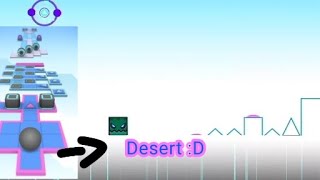 Rolling Sky x Geometry Dash: Desert