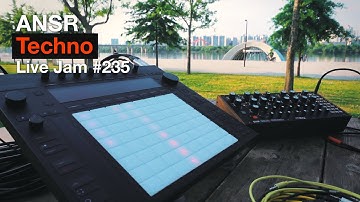 ANSR - Techno Live Jam - 235 with Ableton PUSH 3 (Standalone Ver.) + Moog DFAM