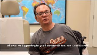 Immediate improvement of stroke pain 5 years after stroke after treatment by Dr. Tobinick