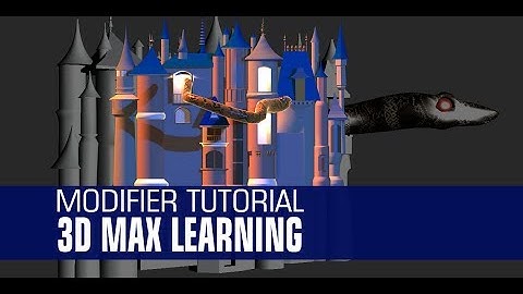 Easy Tutorial How to animate Snake on Castle in 3d max