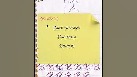 Hangman LT 1.2.0 for Android - Sample usage - No audio