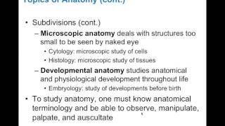 Chapter 1.1 Form and Function of Anatomy & Physiology BIO201 Chapter 1.1 Form and Function of Anatomy & Physiology BIO201