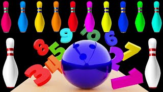 Learn 1 to 10 Numbers with Bowling Ball | Bowling Ball Adventure For Kids_New