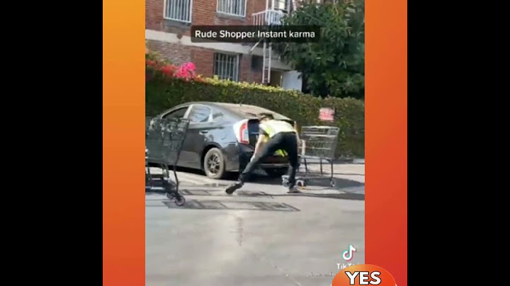 Rude Shopper Instant Karma