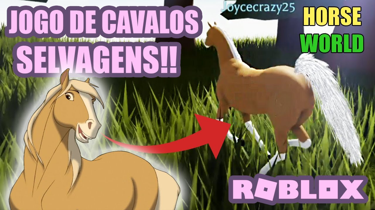 VIREI A ESPERANZA NO JOGO DE CAVALOS SELVAGENS - ROBLOX horse