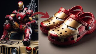 Superheroes but Crocs 💥 Marvel & DC-All Characters #marvel #avengers#shorts