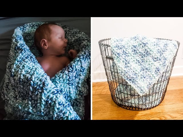 Bernat Simple Crochet Baby Blanket Pattern