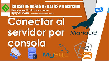 2. Conectar al SERVIDOR MySQL por consola 🟠 Curso de bases de datos con MariaBD - MySQL 🐬 Desde cero