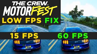 The Crew Motorfest PC Beta - LOW FPS DROP FIX (CHECK PIN COMMENT)