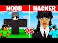 Noob vs hacker i cheated in a wednesday build challenge