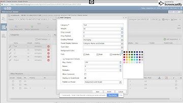 How to setup gradebook on Eschool