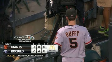 SF@COL: Duffy fields slow roller to get the out