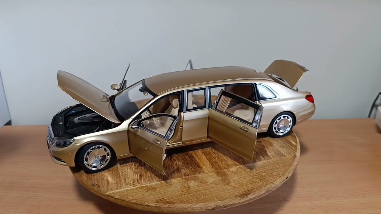 1/18 Mercedes Maybach S600 Pullmann (W222) 2015 AUTOart 1/18 - YouTube