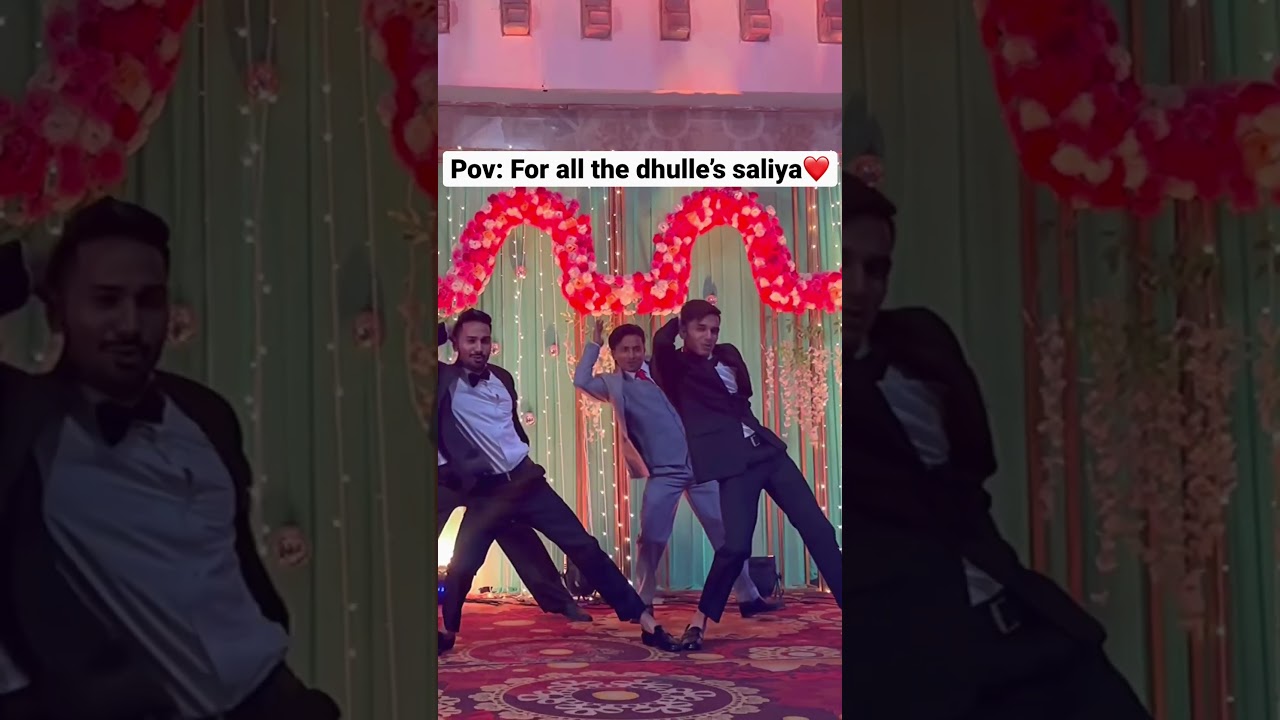 Special performance for dhulle ki saliya❤️ #trendingreel #viral #vkrump #dance #wedding #shorts