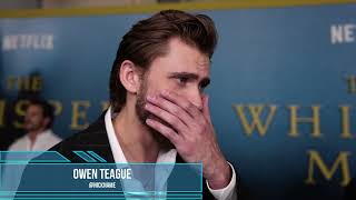 Owen Teague Carpet Interview at The Whisper Man Premiere