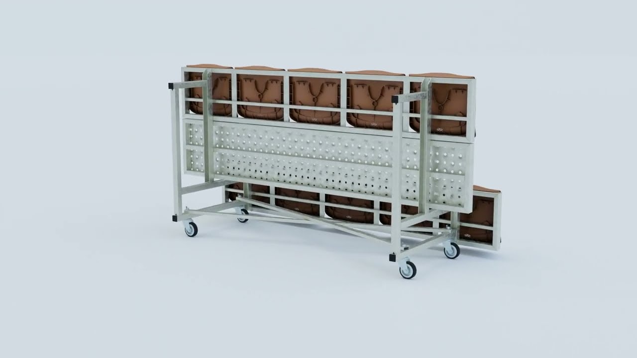 FanBase Seating - Gradas abatibles desmontables