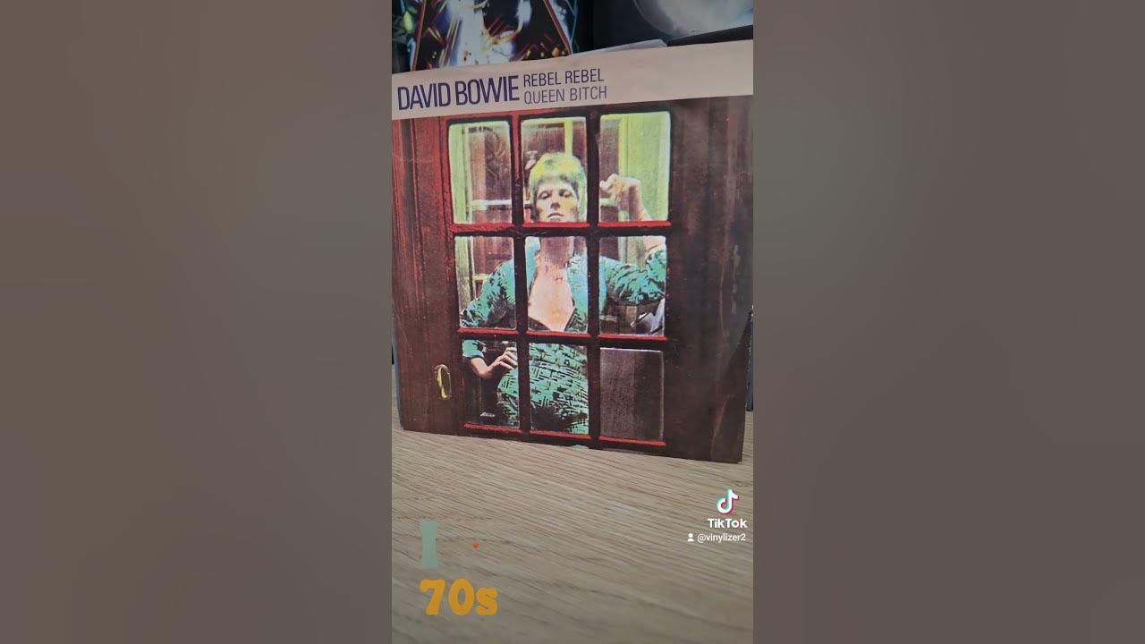 David Bowie Rebel Rebel vinyl, shorts, YouTube