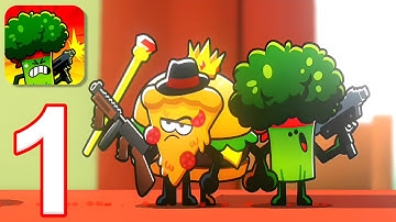 Food Gang - Gameplay Walkthrough Part 1 - Tutorial (iOS, Android)