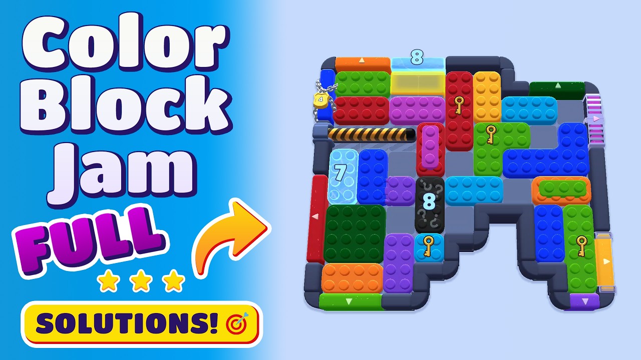 あんじゅページ 🔴 Color Block Jam Level 1466 (1467) Walkthrough | HARD LEVEL