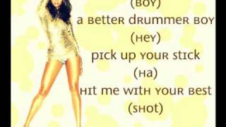 Alesha dixon - Drummer boy (Lyrics on screen) NEW SINGLE 2010
