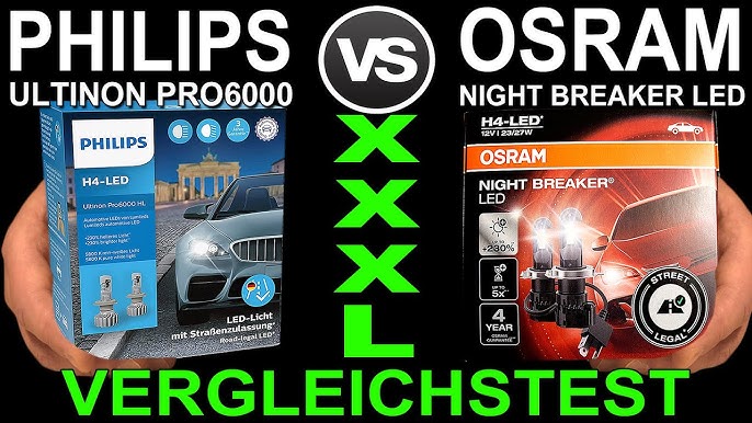 Lichtumbau: Was bringen die Philips Ultinon Pro6000 H4-LED im Mercedes 190E  W201 // Halogen vs. LED 