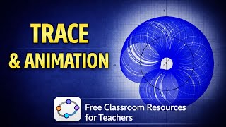 Trace and Animation in GeoGebra Graphing Calculator for Beginners
