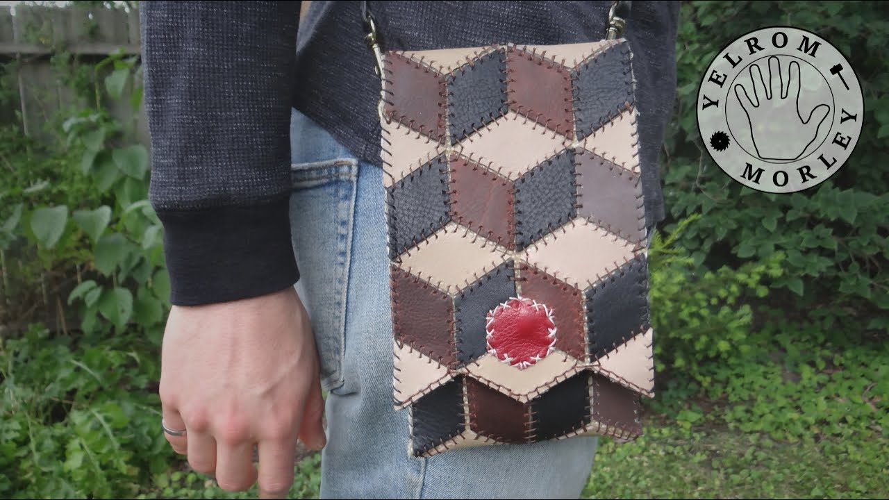 DIY Man Purse From Scrap Leather