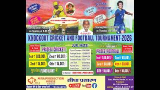 KNOCKOUT CRICKET & FOOTBALL TOURNAMENT - 2026 // day -5