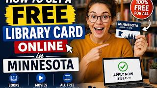 How to get a free library card online in Minnesota