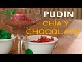 Pudin de CHÍA Y CHOCOLATE | Postre fácil y saludable | Receta vegana