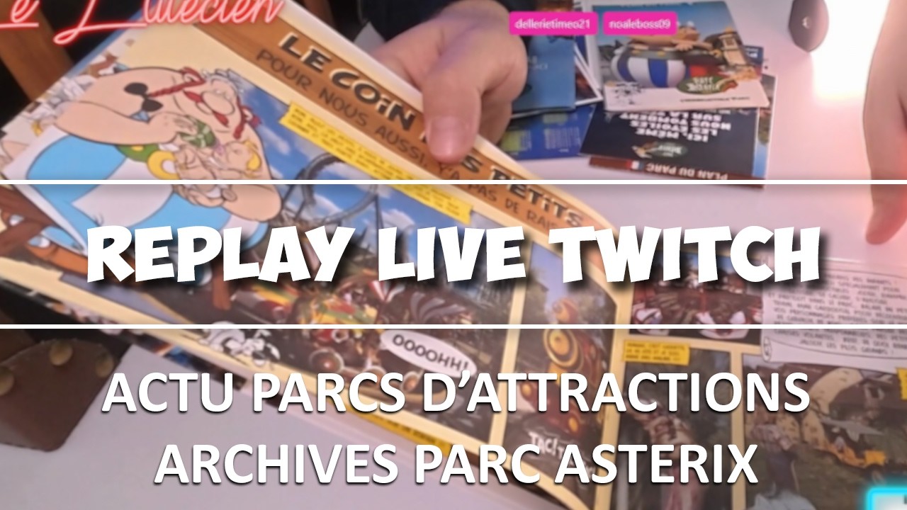 Actualité parcs d'attractions l FAQ en regardant mes archives du Parc Astérix !