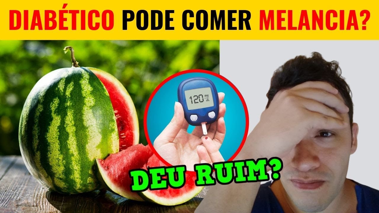 Diabetico Pode Comer Melancia ??VEJA ISSO URGENTE?? Melancia Para