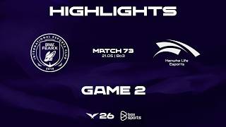 Highlights BFX vs HLE | Game 2 | Match 73 | 2026 LCK
