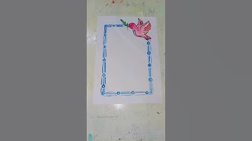 Border Design 🕊️/ front page design/ #asthetic #frontpage #shortsvideo #fyp #design