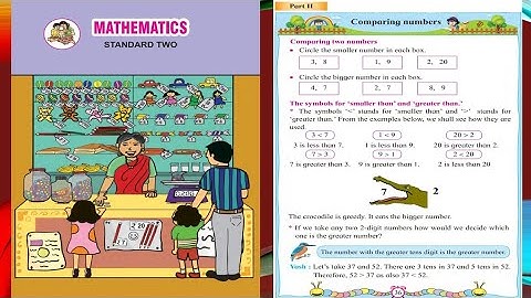 2nd Mathematics (Comparing numbers) page no.36,37