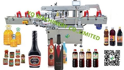 factory price auto front and back two sided labeling machine for round oval flat bottles labeller