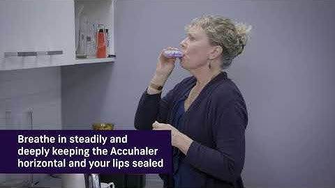 How to use an Accuhaler