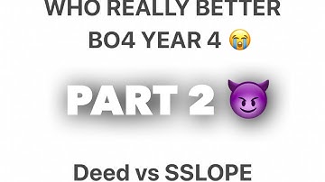 DEED vs SSLOPE THE OFFICIAL 1v1 LEFT UNDER 10 (COD BO4)