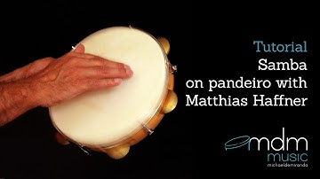 Samba on pandeiro with Matthias Haffner