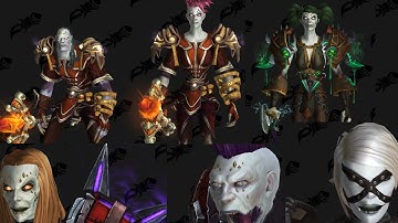 WoW Shadowlands NEW Undead customizations with Armor