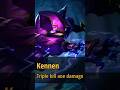 Kennen aoe damage. WILD RIFT. #wildrift #leageoflegends #kennen #shorts