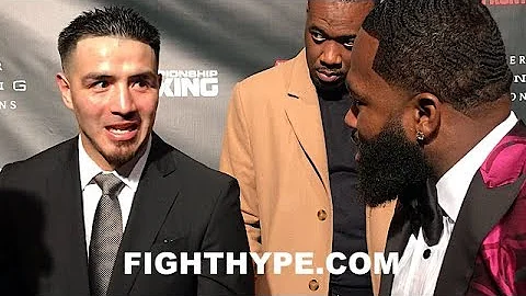 ADRIEN BRONER AND BRANDON RIOS AWKWARD ENCOUNTER; WHAT WAS THAT ABOUT?