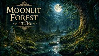 (No Ads) Moonlit Forest 432 Hz Healing Music screenshot 5