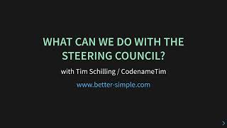 What can we do with the Django Steering Council